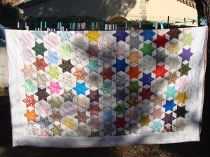 Quilt outside